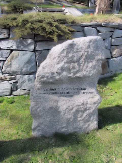 Zermatt Mountaineers Cemetery: Vernon Charles Strange - Descending Hohlicht into the Zmutt Valley Vernon Charles Strange - Descending Hohlicht into the Zmutt Valley